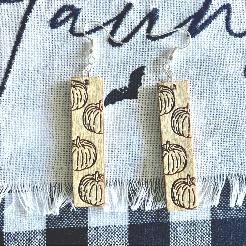 Fall Pumpkin Earrings
